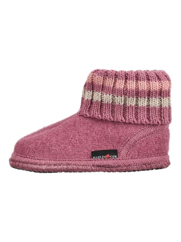 HAFLINGER Stiefelette HÜTTENSCHUH PAUL in Rose