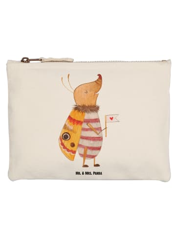 Mr. & Mrs. Panda Schminktasche Nachtfalter Fähnchen ohne Spruch in Weiß