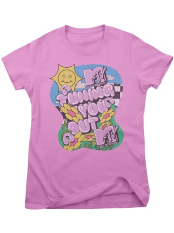 MTV Shirt "MTV Tuning You Out Girly Tee" in Pink