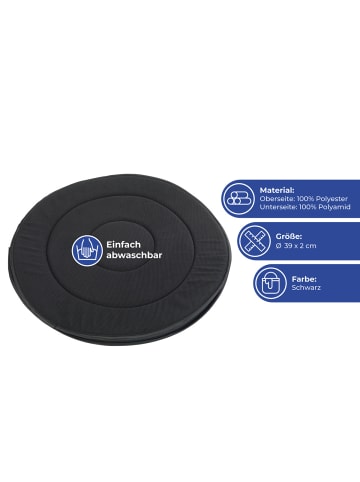 Maximex Auto-Drehkissen in Schwarz