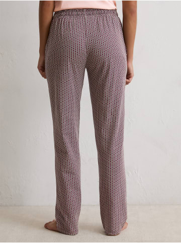 Marc O'Polo Pyjamahose Mix N Match Cotton in cherry lacquer GEO print