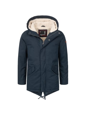 Alessandro Salvarini Winterjacke A. Salvarini Herren Winter Parka AS138 in Dunkelblau