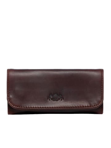 SID & VAIN Leder-Tabaketui echt Leder Tabekbeutel groß | Ledertasche braun TONY in braun