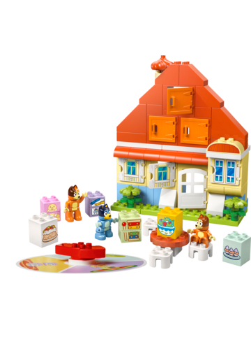 LEGO Blueys Familienhaus mit Memory-Spiel in Mehrfarbig ab 3 Jahre