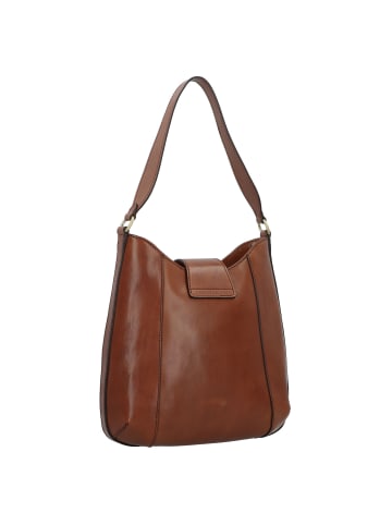 The Bridge Erica Schultertasche Leder 30 cm in marrone