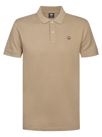 Petrol Industries Klassisches Poloshirt Dolphin in Braun