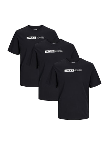 Jack & Jones T-Shirt Corp in Schwarz