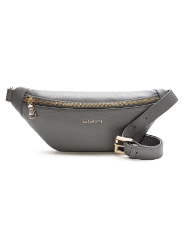 Lazarotti Bologna Leather Gürteltasche Leder 31 cm in grey