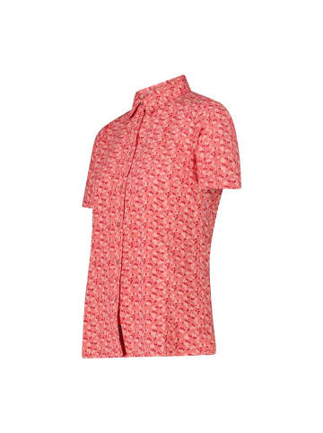 cmp Kurzarmbluse in coral