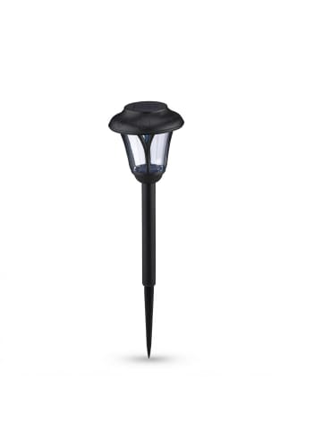 relaxdays 12 x Solarlampe in Schwarz