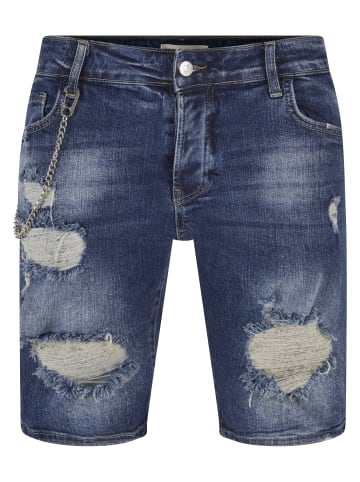 2Y Premium Jeans Shorts in blue