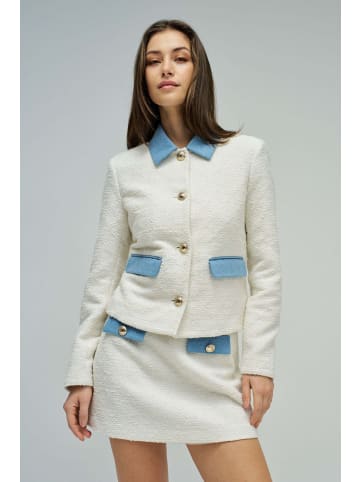 Salsa Jeans Jacke Tweed in Light Beige