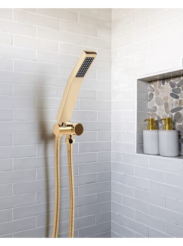 Beliani Wannenarmaturen AMBORO in Gold - (W) 3.5 x (H) 20 x (L) 1.5 cm