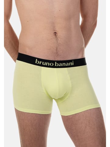Bruno Banani Retro Short / Pant Flowing in Gelb / Schwarz