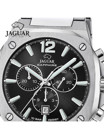 Jaguar Chronograph-Armbanduhr Jaguar RC. silber groß (ca. 42,9mm)