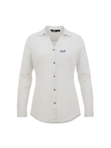 Jack Wolfskin Bluse Springs Shirt in Grau