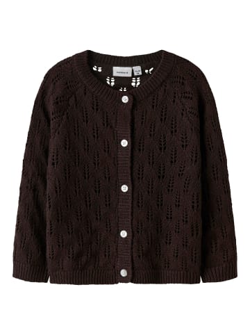 name it Strickjacke in Seal Brown