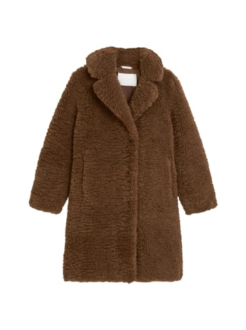 Marc O'Polo Teddymantel relaxed in Pure Chocolate