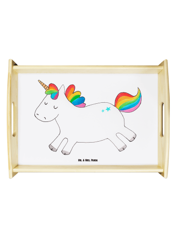 Mr. & Mrs. Panda sofatablett Einhorn Happy ohne Spruch in Weiß