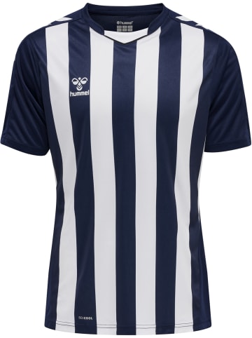 Hummel Hummel Das Hmlcore Xk Striped Jersey S/S Bietet Hervorragenden Komfort Dank Des Interlock-Gewebes, Das Viel Dehnbarkeit Und Bewegungsflexibilität Bietet. in MARINE/WHITE