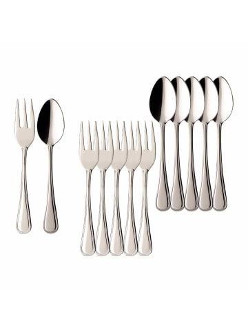 Villeroy & Boch 12er Set Kaffeebesteck Bundle Neufaden Merlemont edelstahl in edelstahl