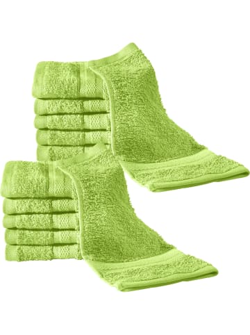 REDBEST Frottier Seiftuch 12er-Pack Chicago in apfelgrün