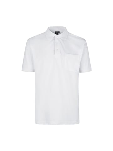 PRO Wear by ID Polo Shirt brusttasche in Weiss