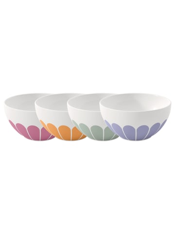 Villeroy & Boch 4-tlg. Müslischalen-Set Fleur Vert in Bunt – ø 14,1 cm in bunt