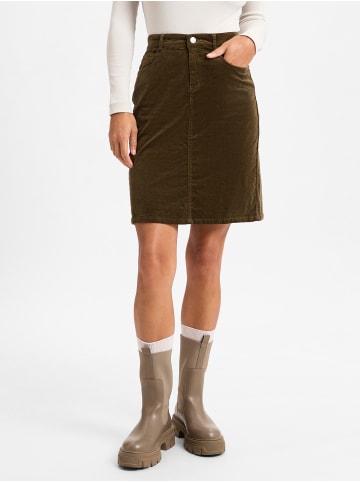 Marie Lund Minirock in oliv