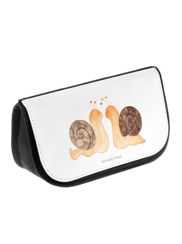 Mr. & Mrs. Panda Kulturtasche Schnecken Liebe ohne Spruch in Weiß