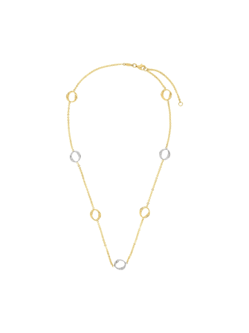 Amor Collier Gold 375/9 ct, teilrhodiniert in Bicolor