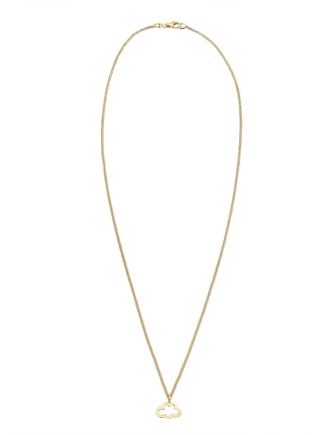 Elli Halskette 925 Sterling Silber Wolke in Gold