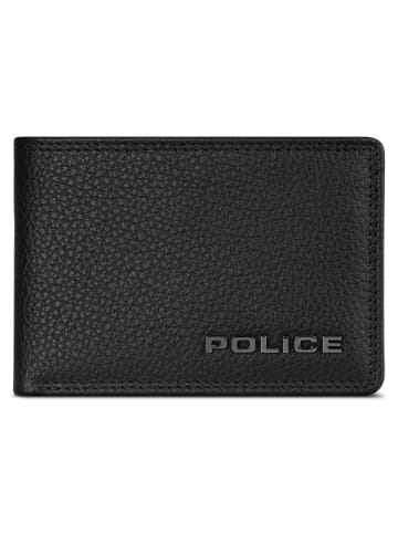 Police Geldbörse RFID Schutz Leder 10.5 cm in black