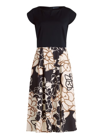 Betty Barclay Etuikleid mit ausgestelltem Rock in Beige/Schwarz