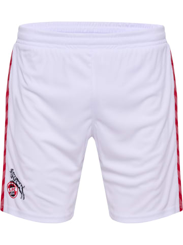 Hummel Hummel Kurze Hose 1Fck 23/24 Fußball Erwachsene Atmungsaktiv Schnelltrocknend in WHITE/TRUE RED