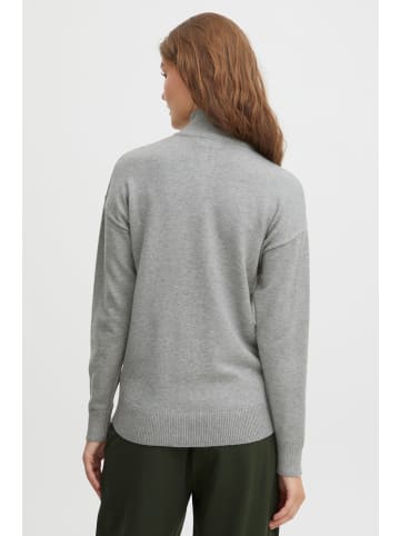 Oxmo Rollkragenpullover in grau