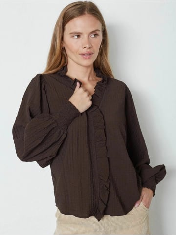 Co'couture Hemd ShinaCC in Dark Brown