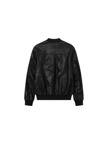 BLAUER USA Lederjacke Faulkner in schwarz