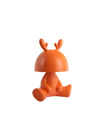 Leitmotiv Nachtlicht für das Kinderzimmer DEER in Orange, (B) 17 x (H) 27 x (L) 22 cm