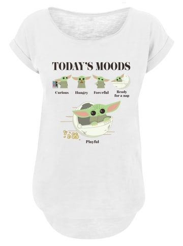 F4NT4STIC T-Shirt Star Wars Mandalorian Child Moods in weiß