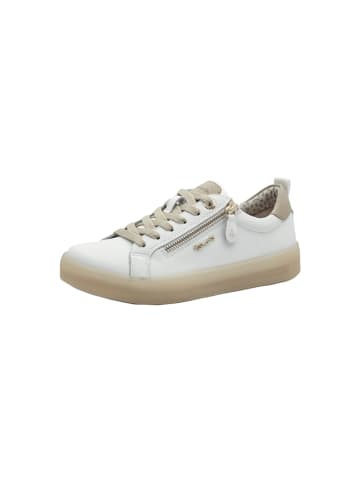 Tamaris Niedrige Sneaker aus Leder Weiß