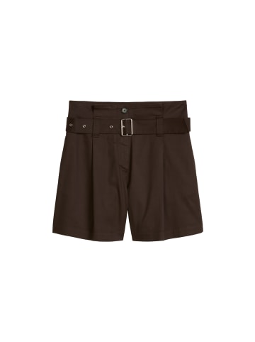 Marc O'Polo Paperbag-Shorts wide in Burnt Coffee