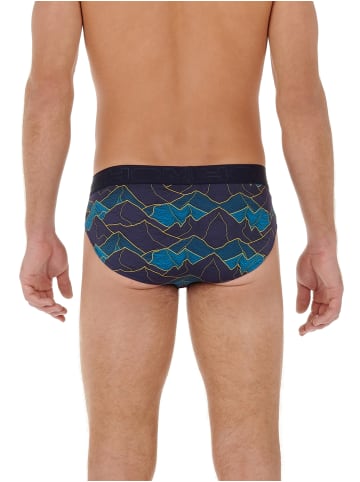 HOM Slip Lino in navy print