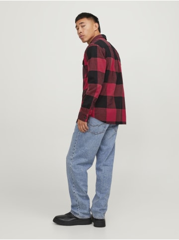 Jack & Jones Overshirt in True Red