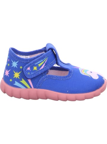 Fischer Markenschuh Hausschuh in blau