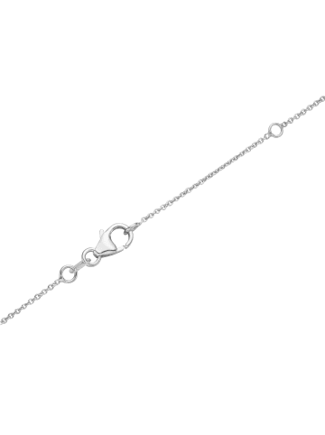 Smart Jewel Collier Mit Buchstabe O in Silber