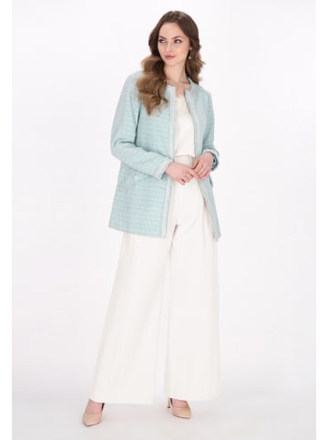 DreiMaster Women Coat in mint glitter