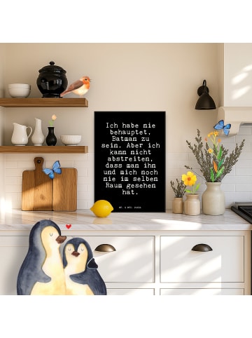 Mr. & Mrs. Panda Bild Ich habe nie behauptet,... mit Spruch in Schwarz