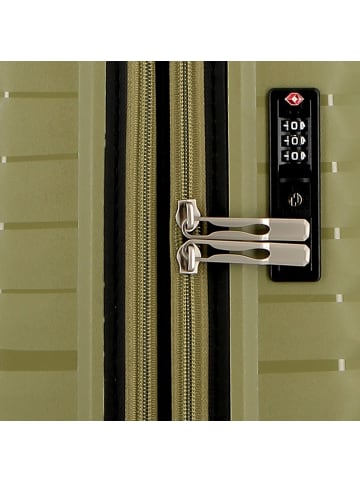 Jump Xwave 4 Rollen Kabinentrolley 55 cm mit Dehnfalte in olive