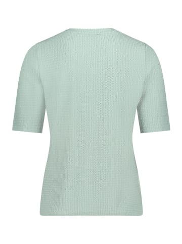Betty Barclay Strukturshirt mit Rundhalsausschnitt in Chinois Green